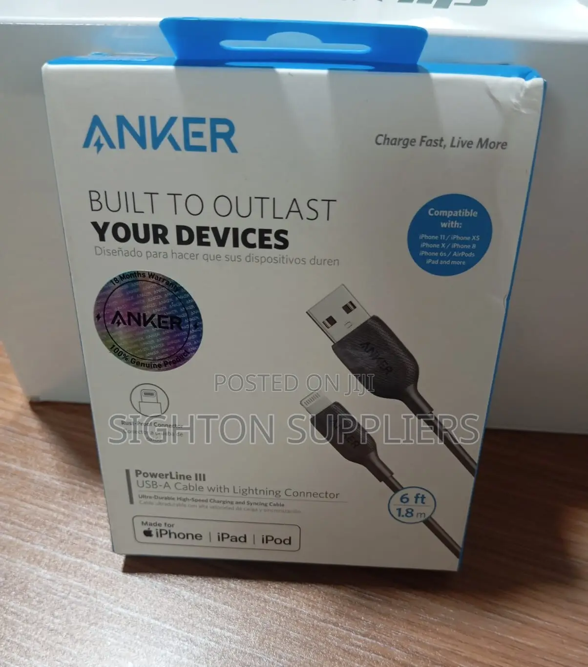 Anker Powerline Iii Usb-a Cable With Lightning