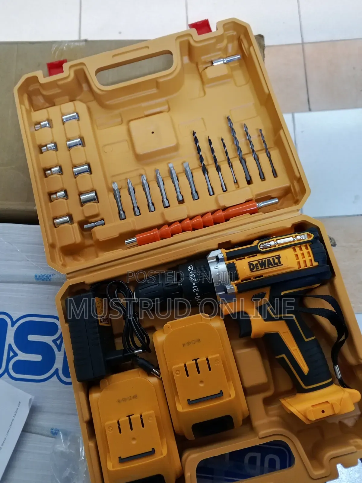 Cordless Drill 36v With 2 Batteries