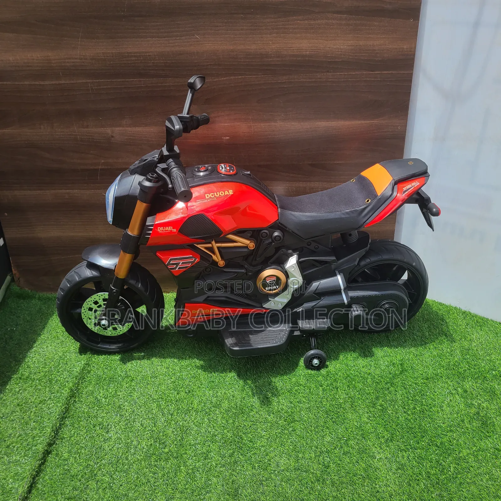 Red Thunder Kids Electric Motorcycle
