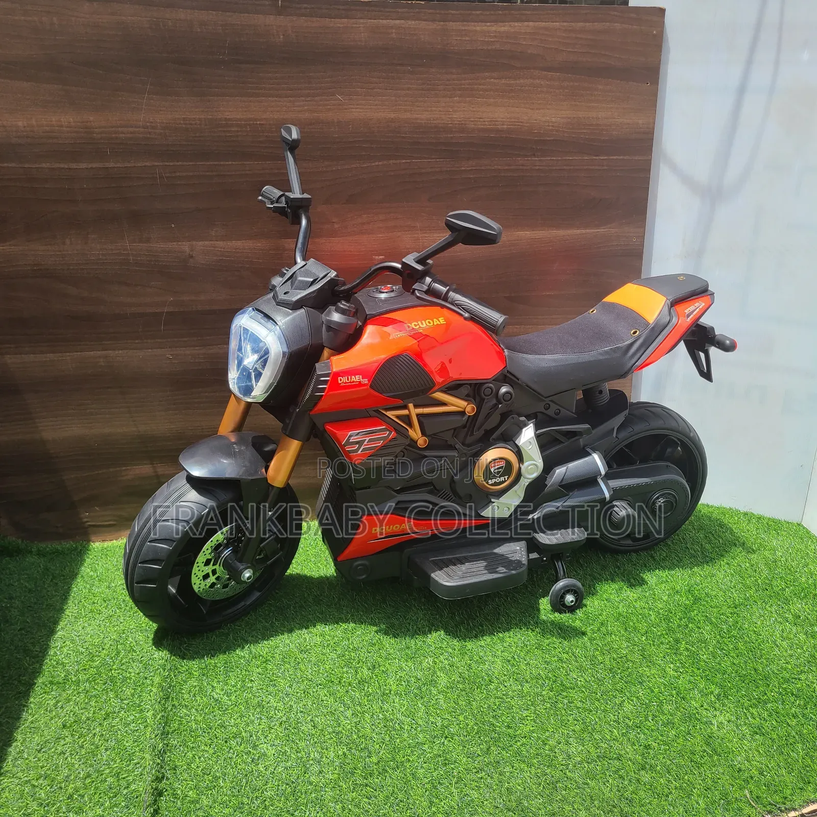 Red Thunder Kids Electric Motorcycle