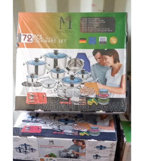 72pcs Marwaa Cookware Set 