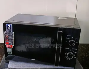 Offer Offer While Stock Last Black 20 Litres Mika Manual Microwave