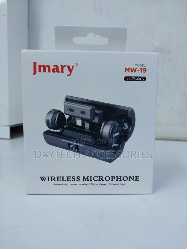 Jmary Mw-19 Wireless Microphone for Type-C Lightning Connector.