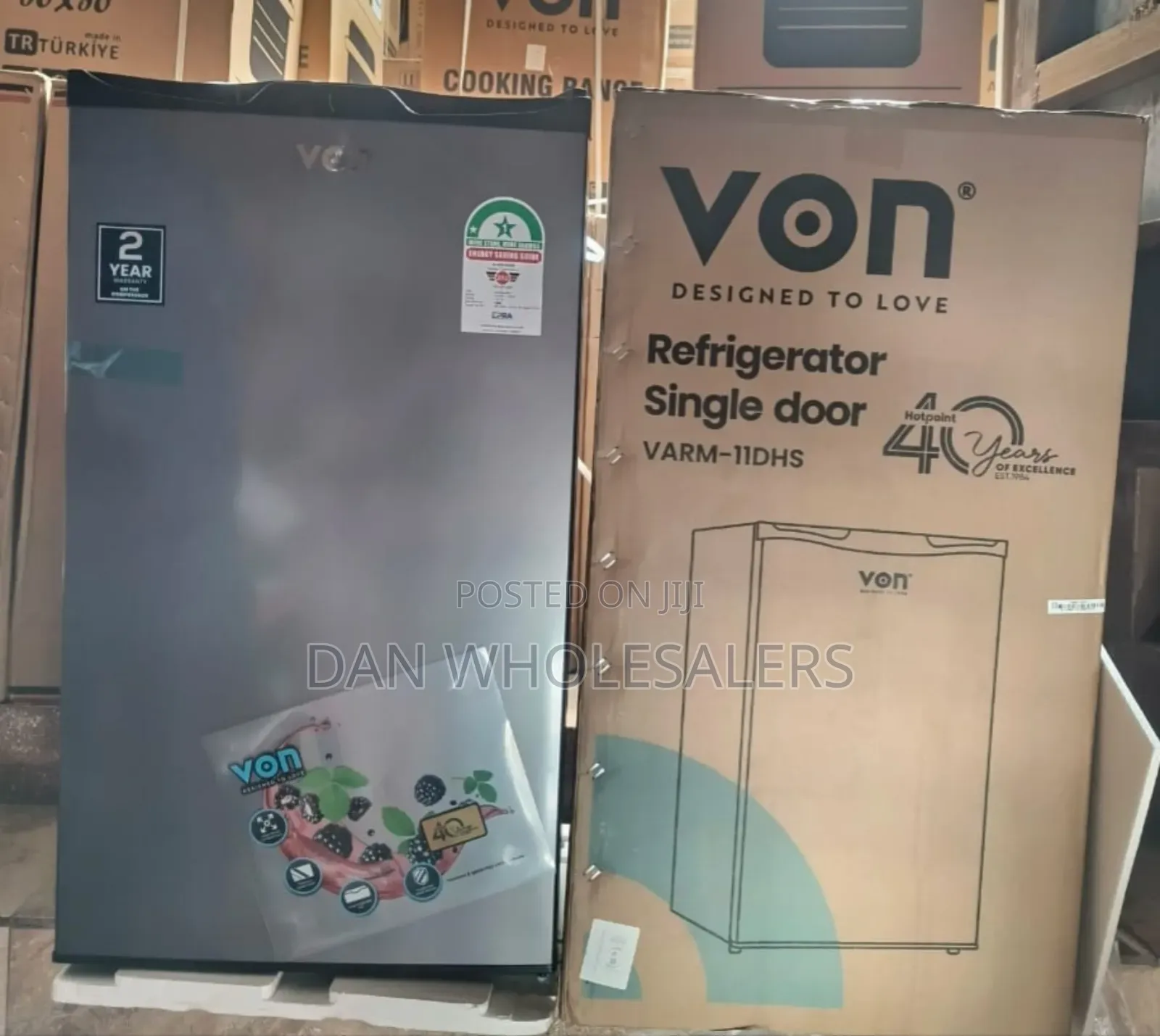 Von 90 Litres Single Door Refrigerator