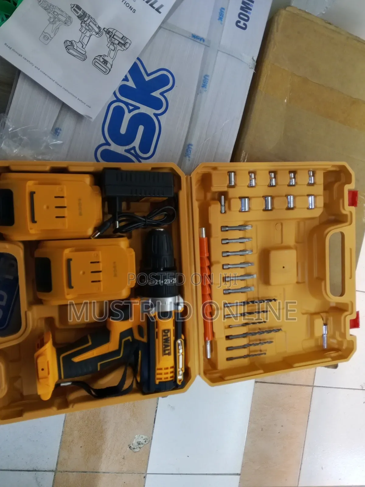Powerful Dewalt Cordless Drill
