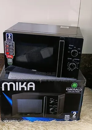 Black 20 Litres Mika Manual Microwave