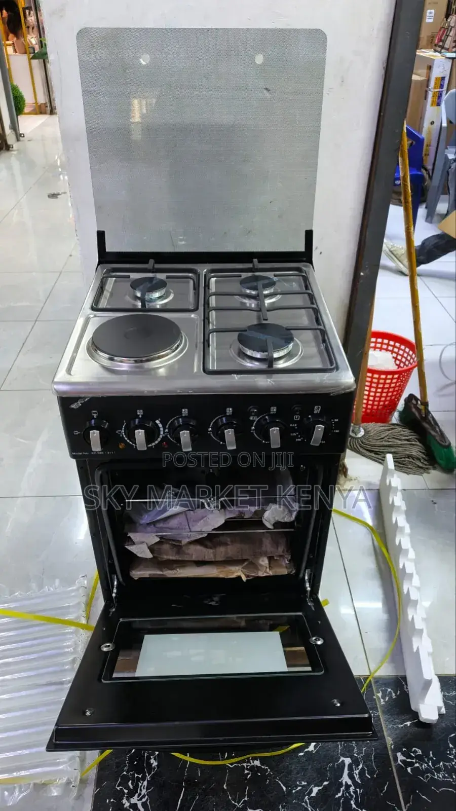 Brand New Global Star Cooker 3 Gas + 1 Electric 50×55cm