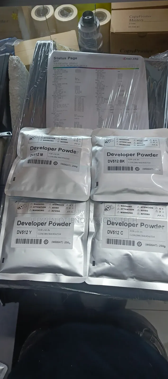 Dv512 Developer Powder for Konica C224