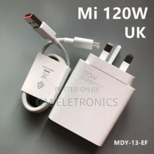 Xiaomi 120w Ultra Fast Charger-Usb-a to Type-C.
