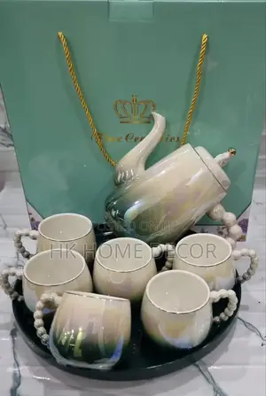 Rotating Tray Tea Set