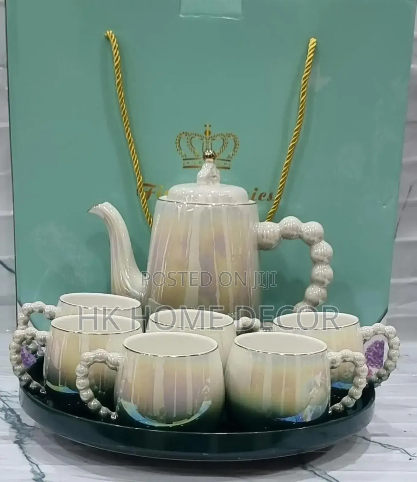 Rotating Tray Tea Set