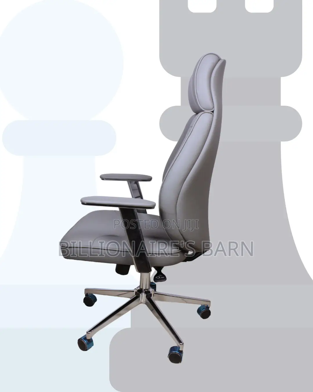 Durable Grey — (High-Back) Office | Top Seller in Kenya