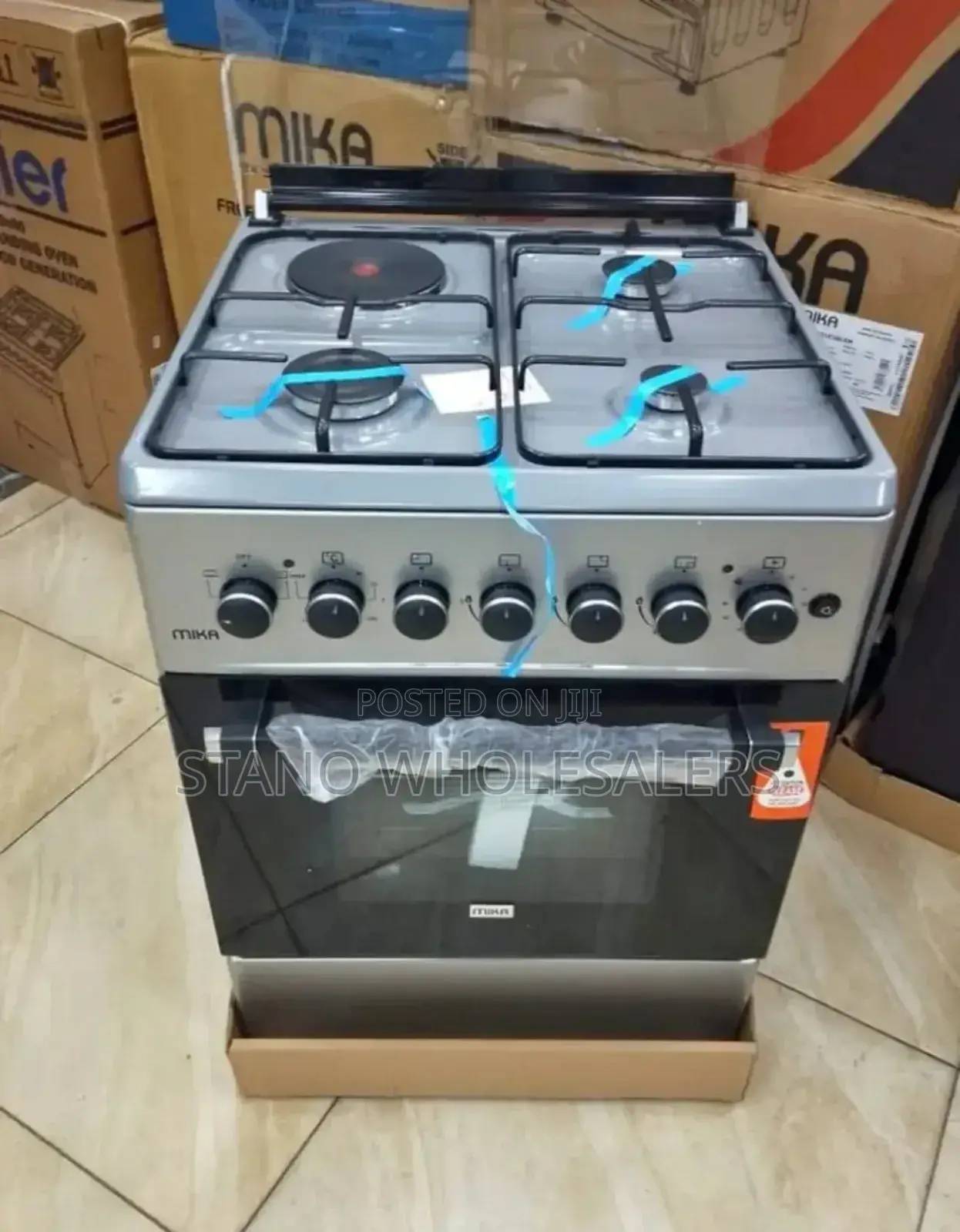Excellent Mika 58 By58 3gas +1electric Standing Cooker