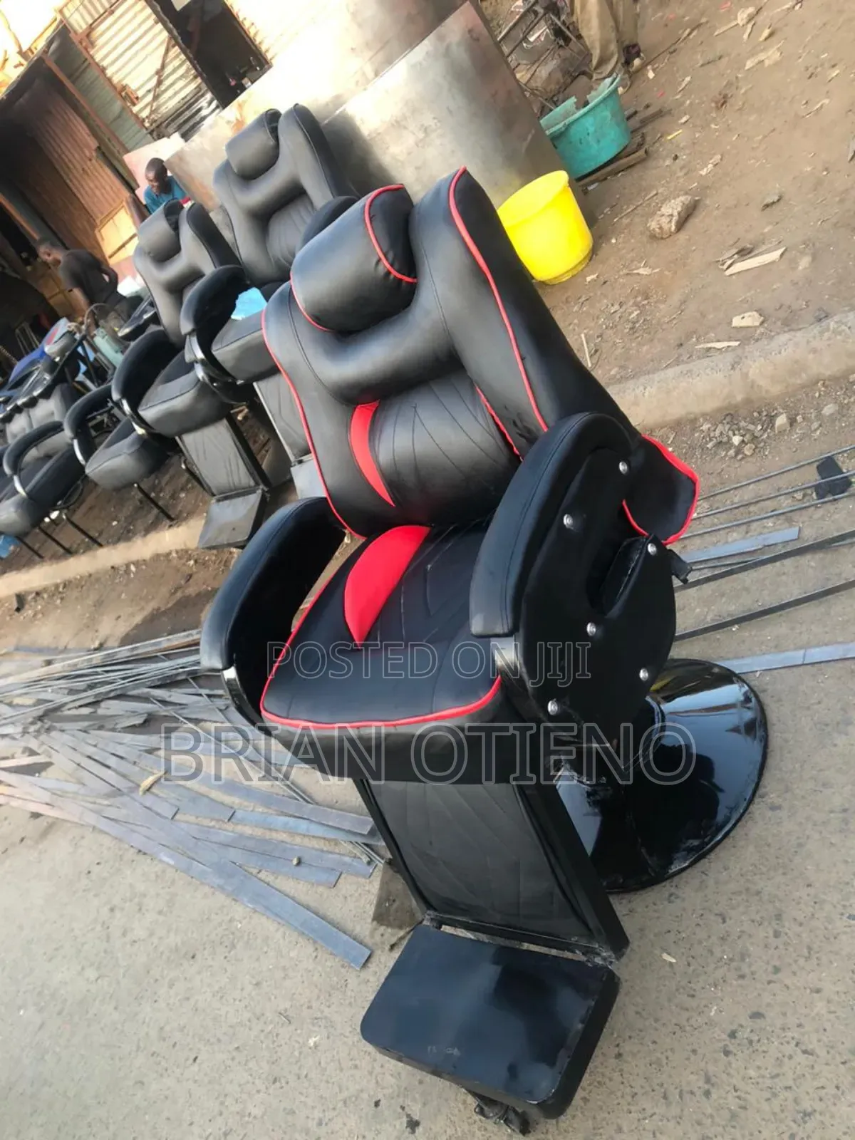 Movable Barber Chairs With Recliner