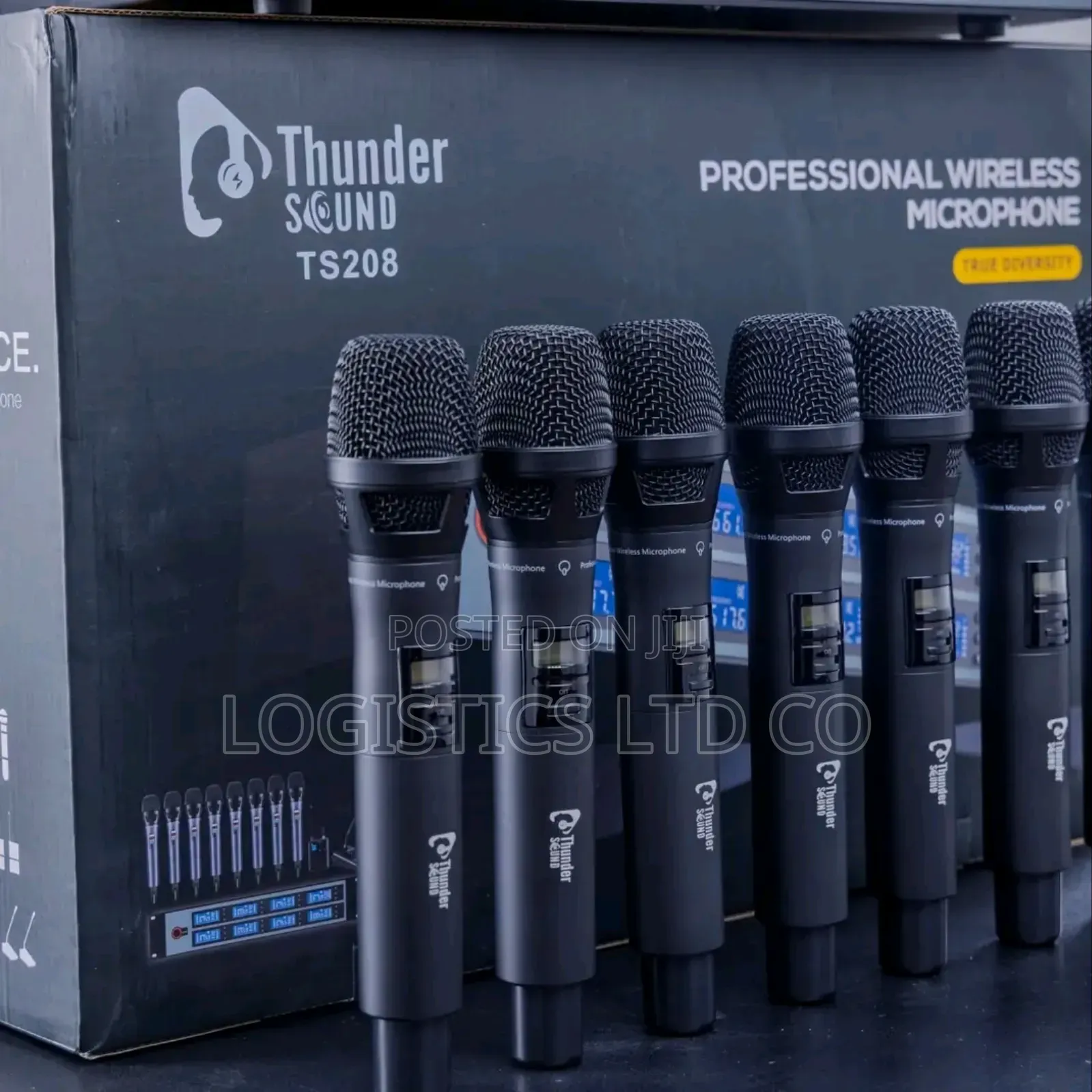 Thunder Sound Ts208 8 in 1 Professional Wireless Microphone