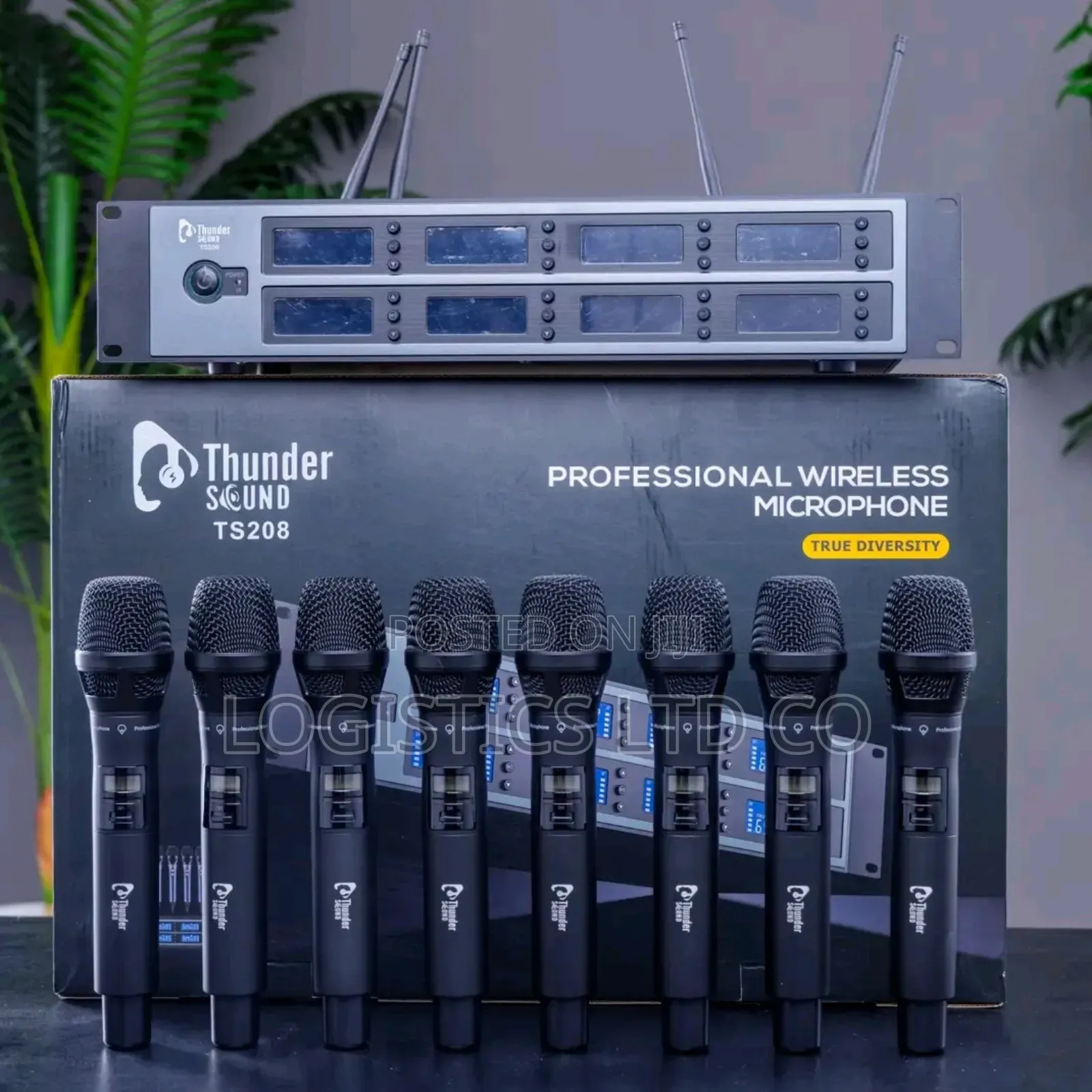 Thunder Sound Ts208 8 in 1 Professional Wireless Microphone