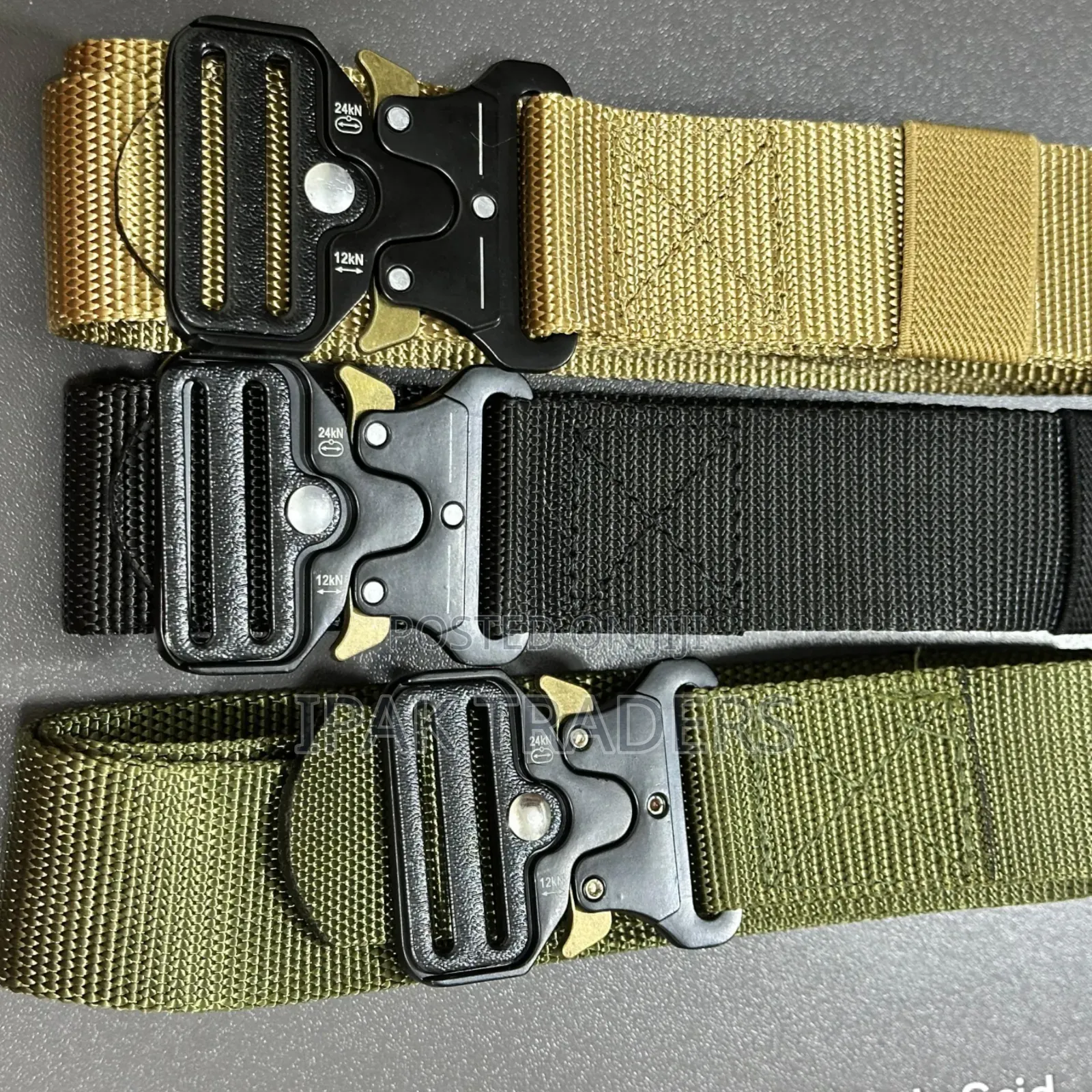 Tactical Quick Release Belts
Colors: Brown, Black Jungle Green