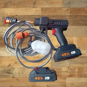 48v Rechargeable Cordless High Pressure Carwasher for Home Outdoor Use