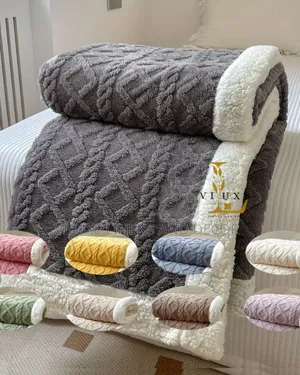 Luxe Sherpa Double Sided Fleeceblanket