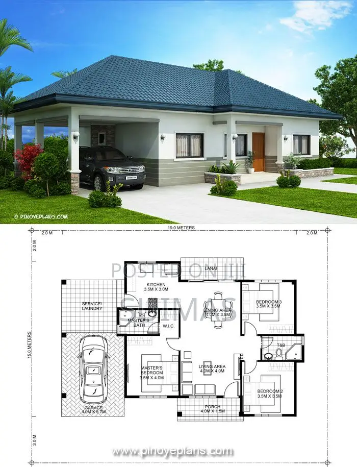 3-Bedroom Architectural Plans