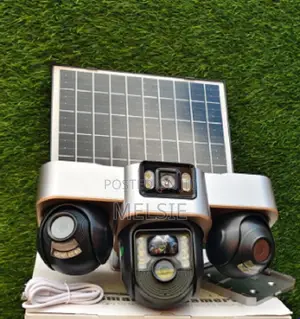 V380p Triple Lens PTZ Solar Camera Solar Triple Lens Camera