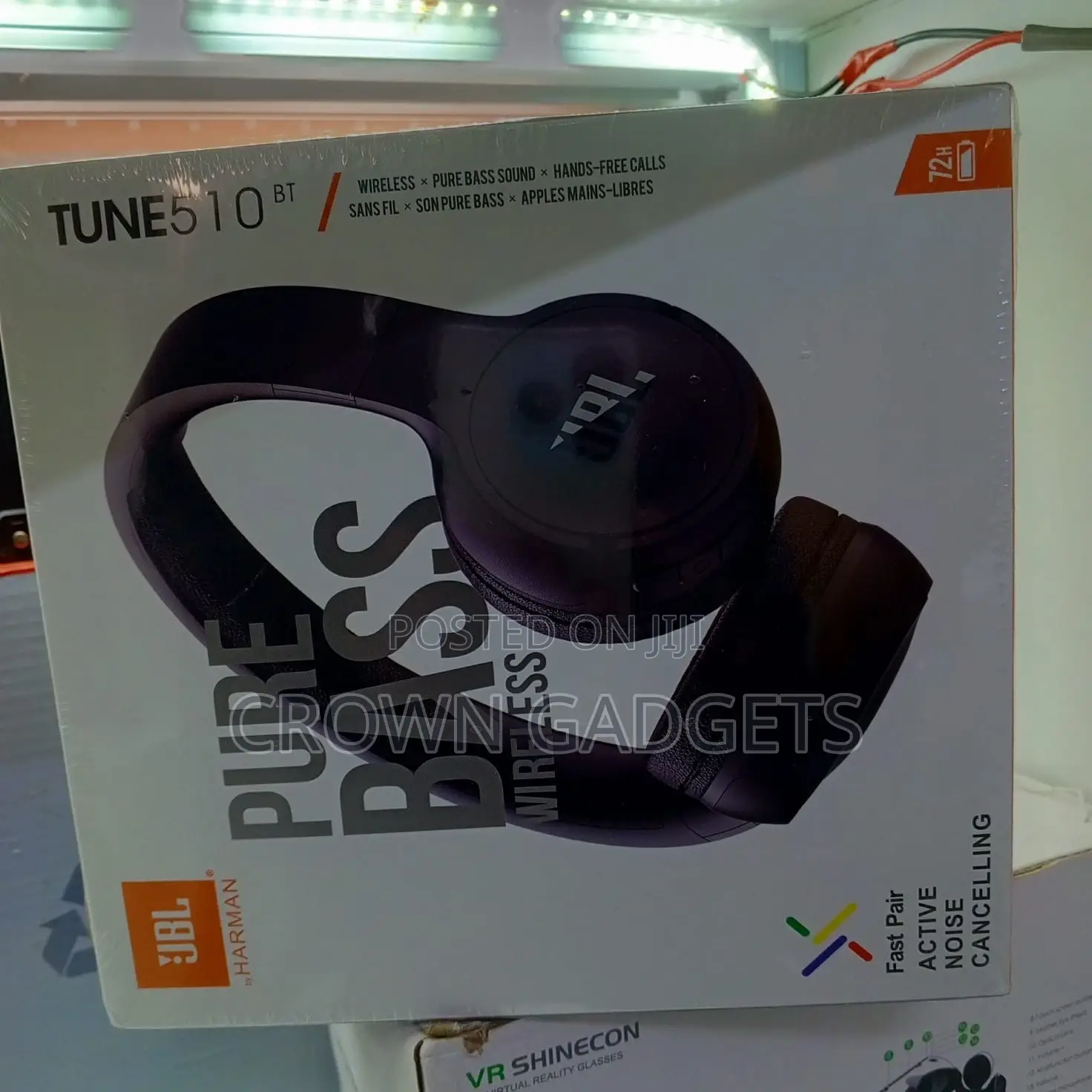 JBL 510bt on-Ear Wireless Headphones 40h Battery Life