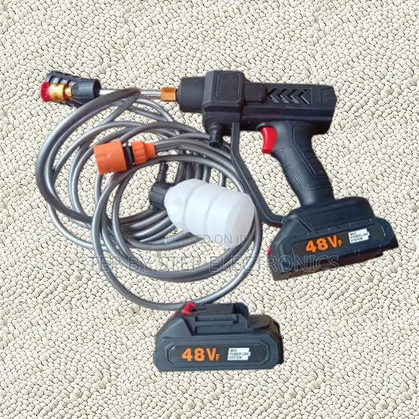 Compact 48v Wireless Rechargeable Highpressure Carwasher Spray Machine