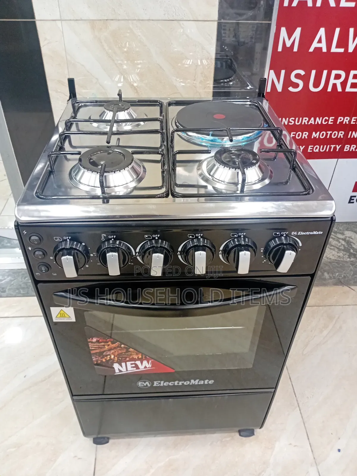 3+1electromate Cooker With Rapid Hotplate.