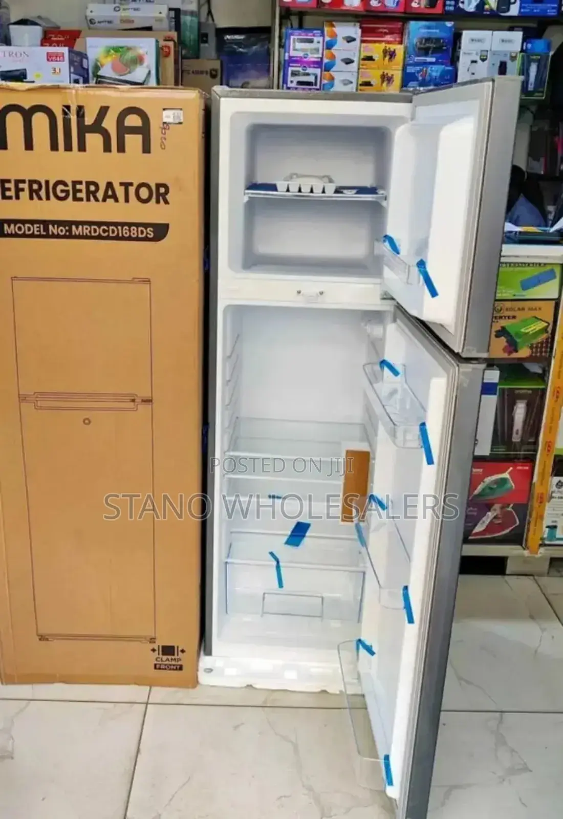 Mika 168ltrs Double Door Fridge