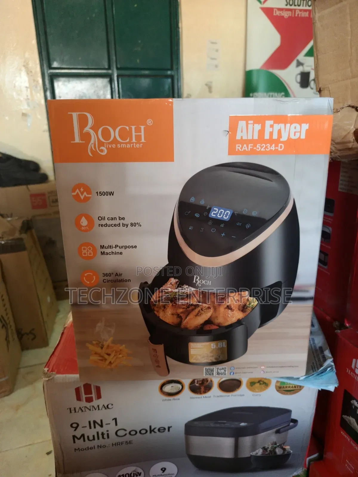 Roch (Raf-5234-D) 6 Litres Air Fryer 