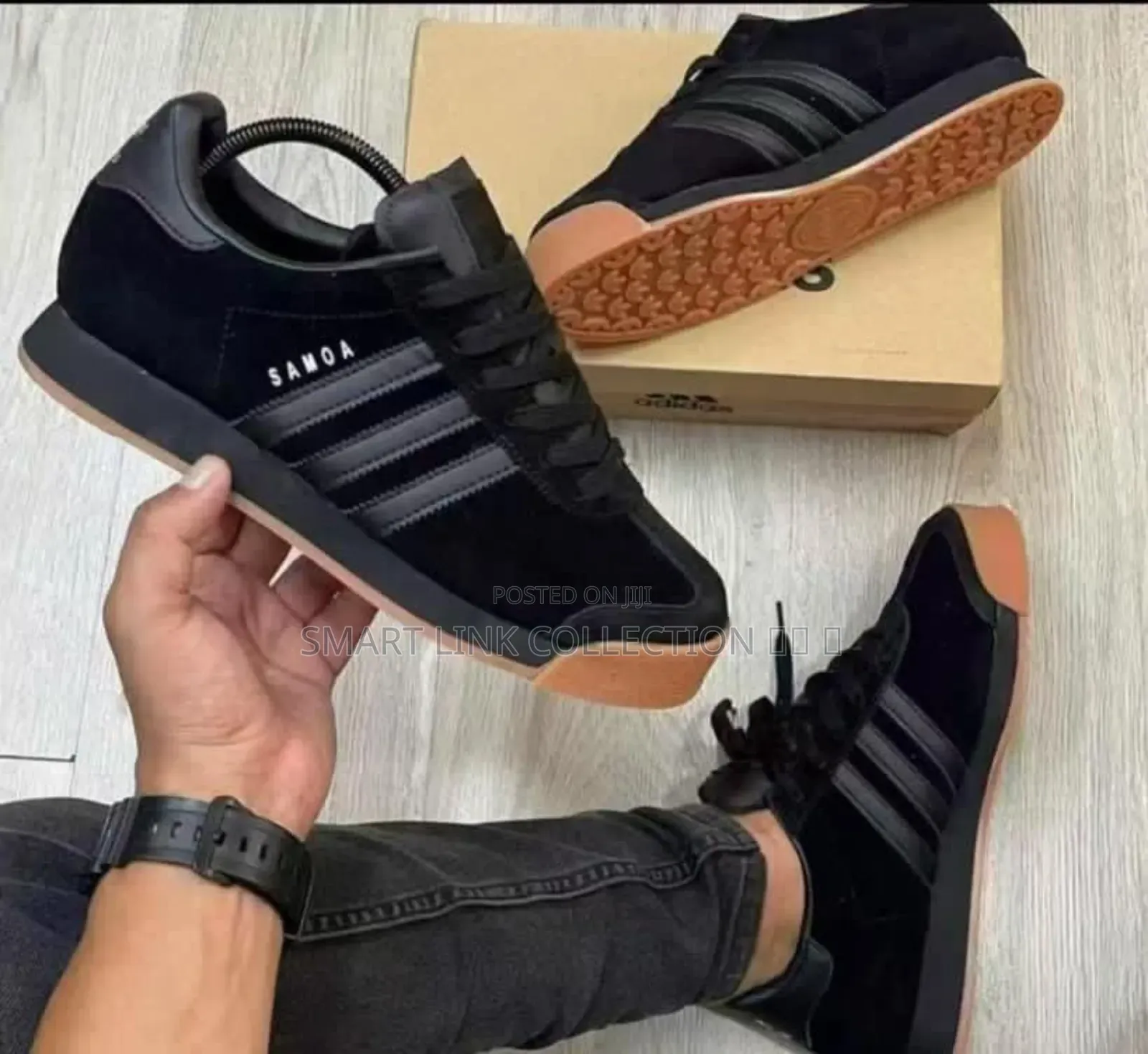 Black Adidas Samoa