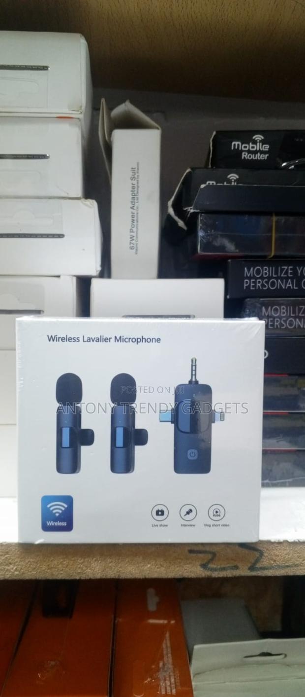 Dual Wireless Lavalier Microphone Plug & Play Noise Cancelling - main view