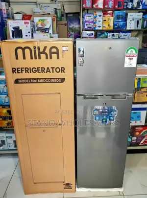 2 Door Mika Double Door Refrigerator 168ltrs