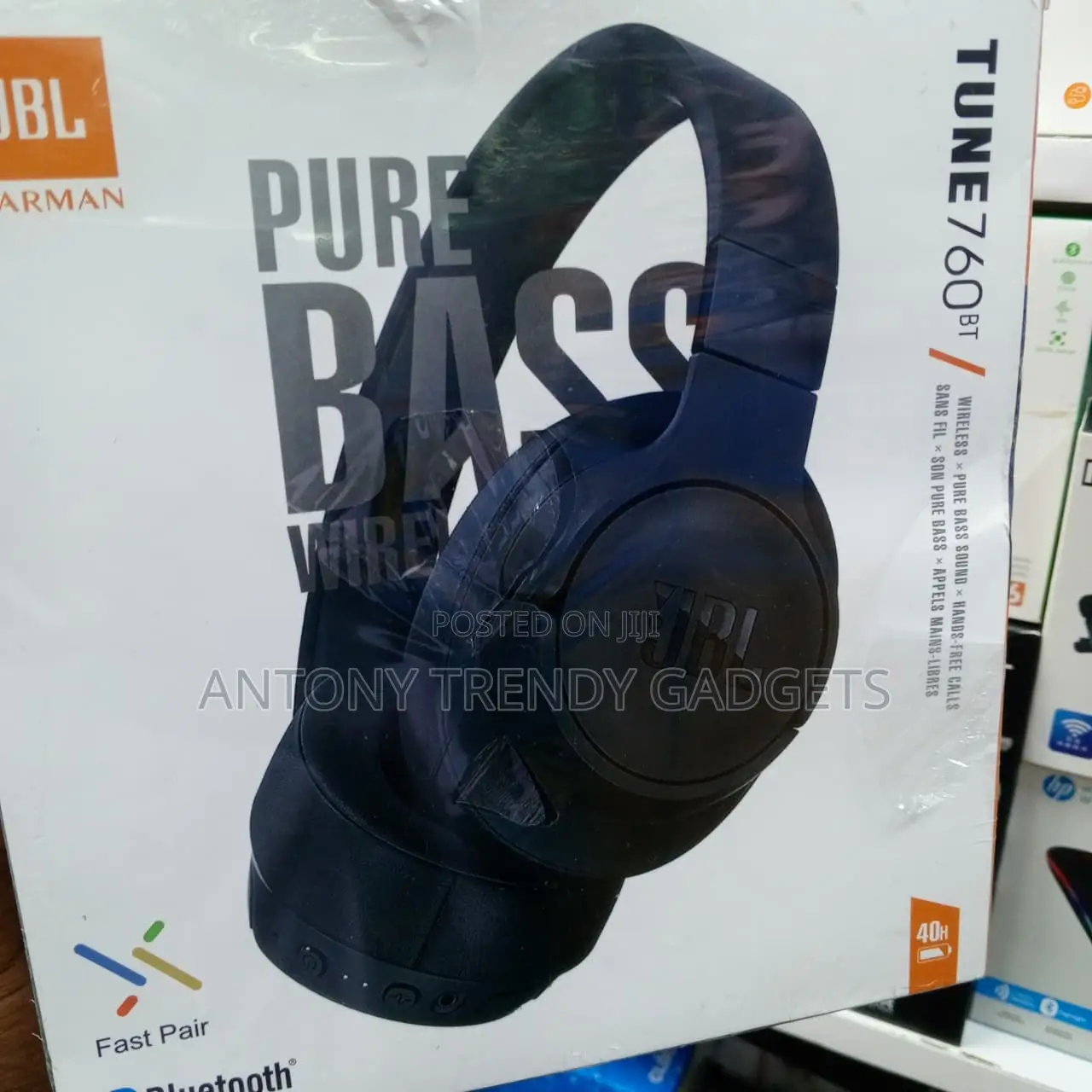 Jbl Tune 760bt Bluetooth 5.0 Wireless Over-ear Headphones