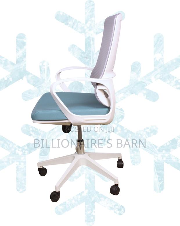 Home Office White Mesh — Ergonomic | Best Deal Online - thumbnail 2