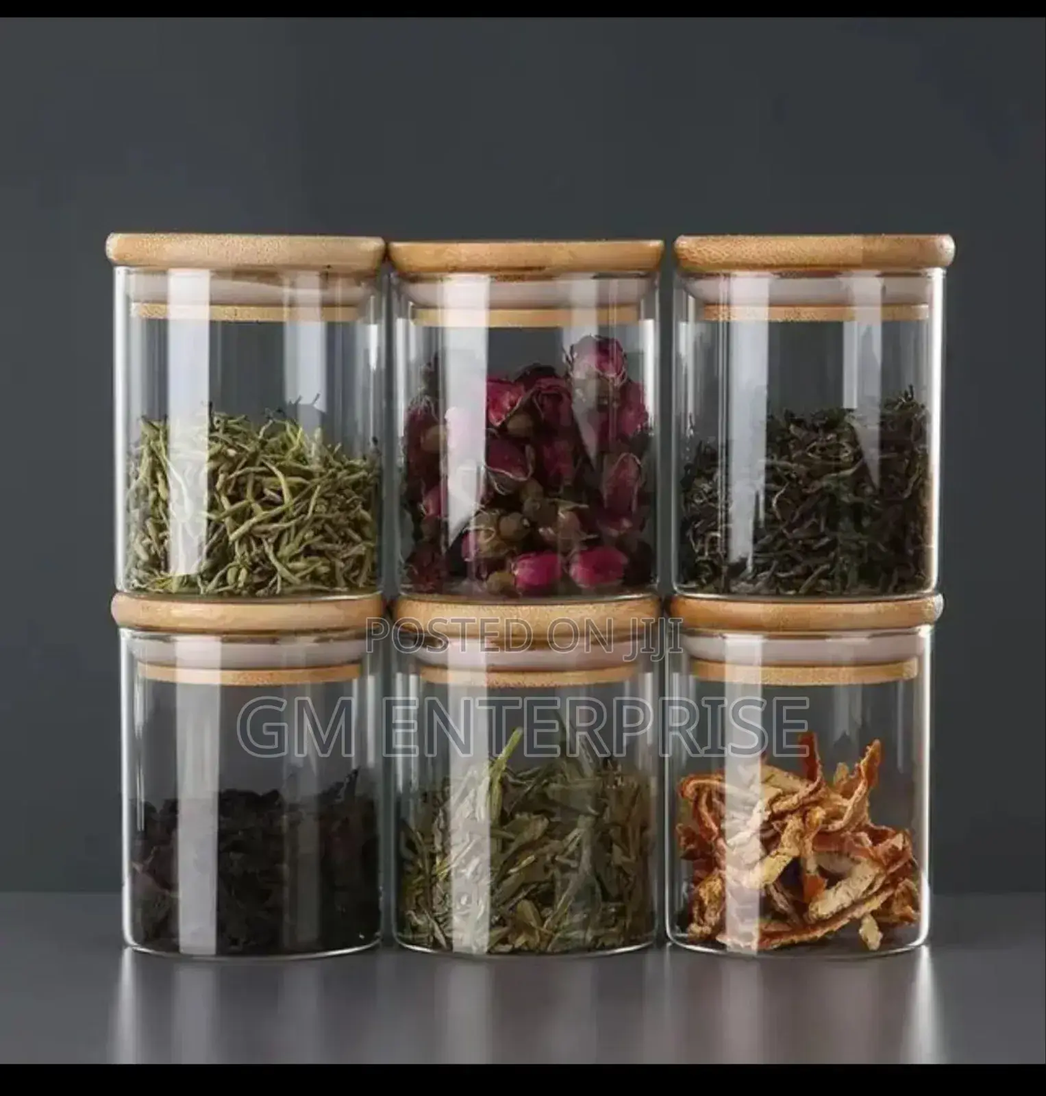 200 Ml Glass Bamboo Spice/Garlic Shot