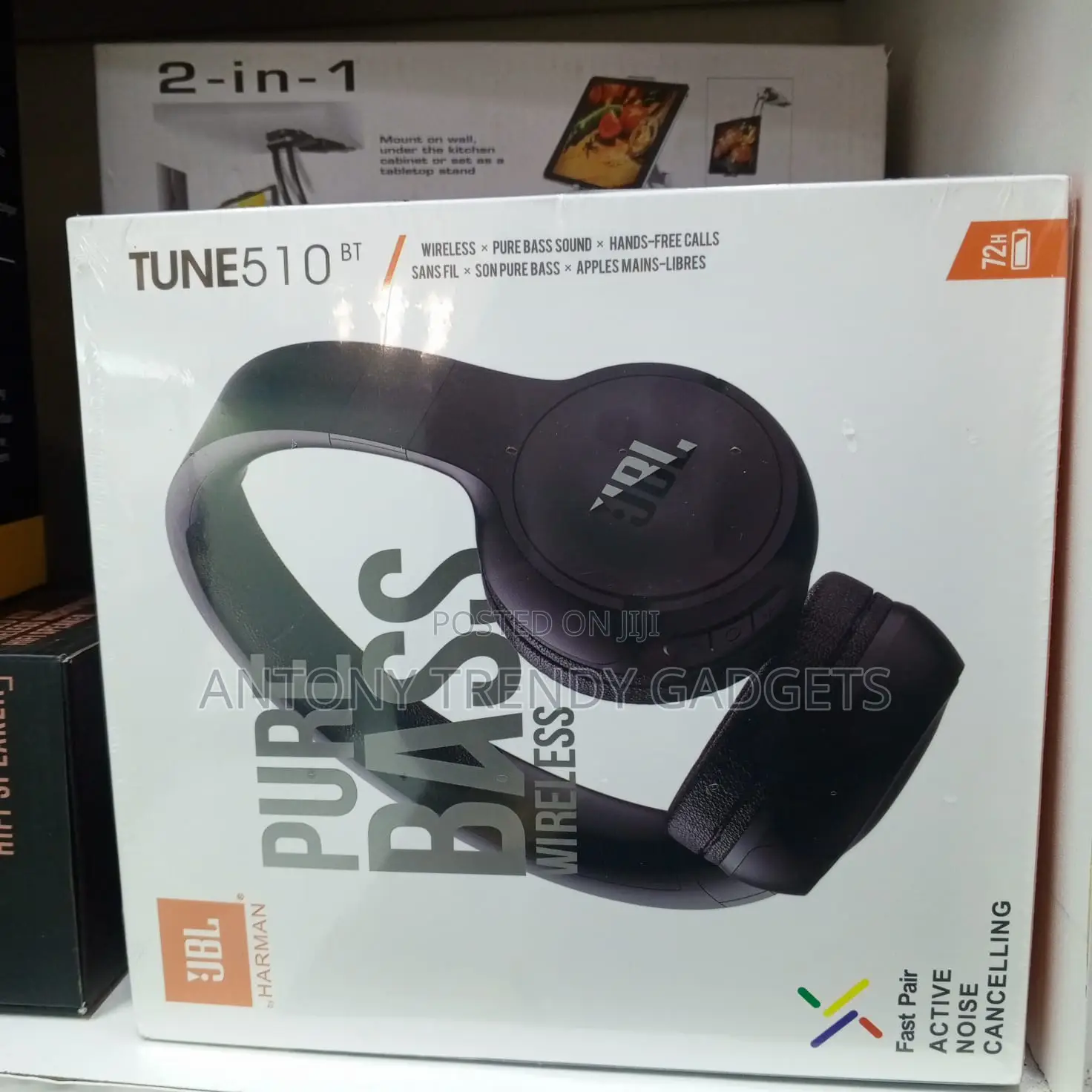 Jbl 510bt Wireless Headphones With Mic & 40hr Battery Life