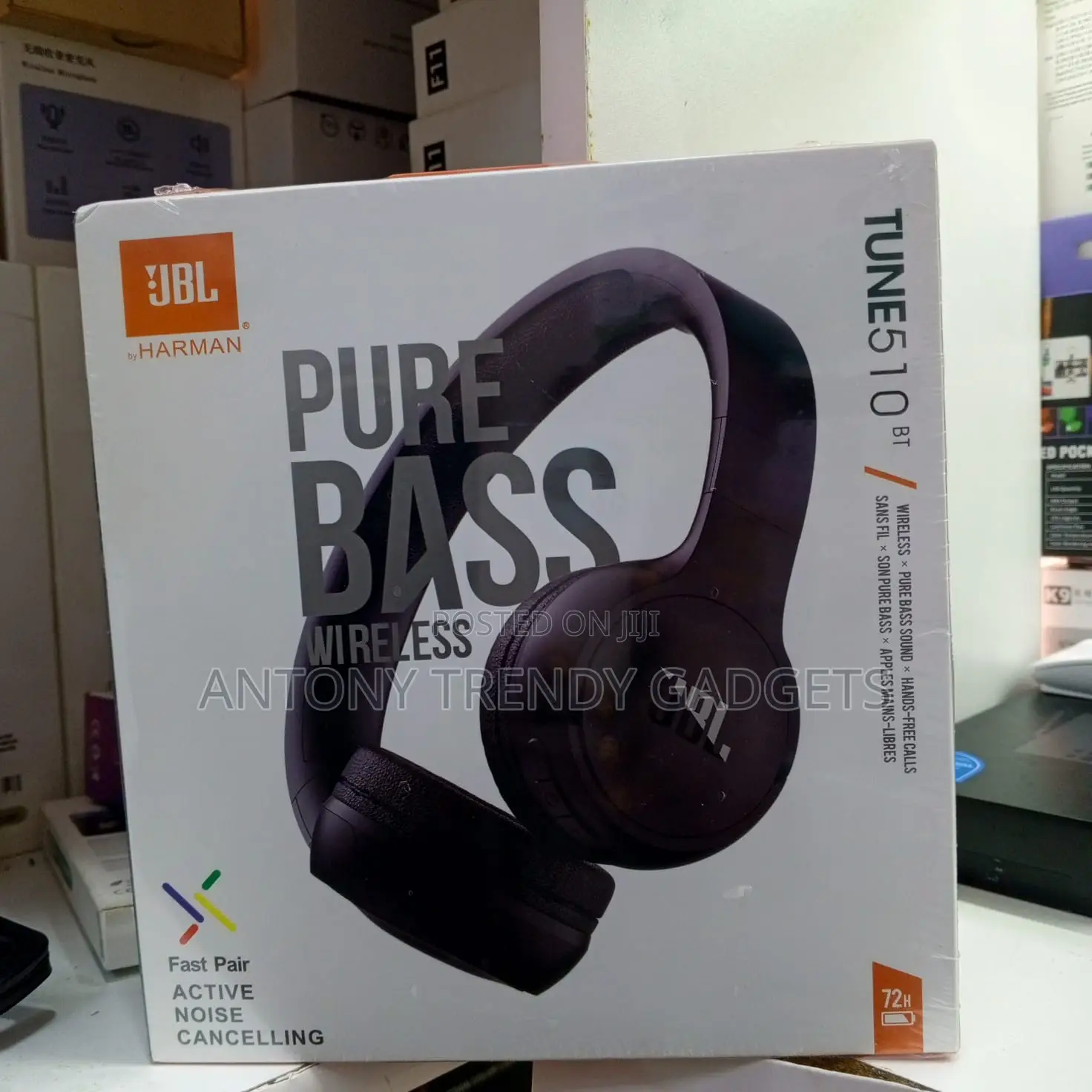 Jbl 510bt Wireless Headphones With Mic & 40hr Battery Life