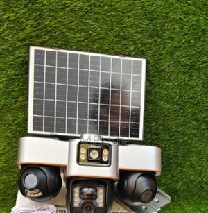Solar Light 4g V380 Triple Lens Three Screens Solar Camera - thumbnail 2