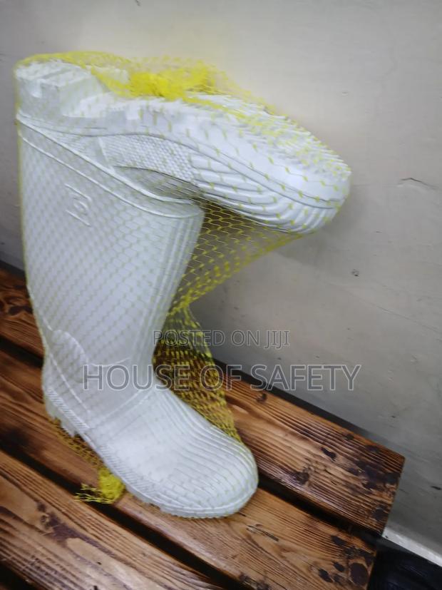 White Prfect Grip Whitegumboots - main view