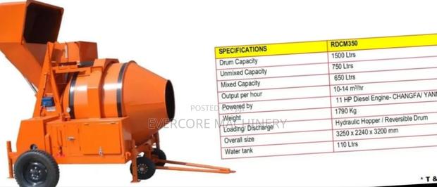 Rdcm350 Diesel Self-Loading Concrete Mixer Machine.