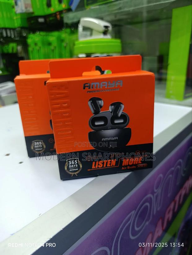 New Amaya Air Buds Atw 23 Wireless Bluetooth Earphones Earbuds - main view