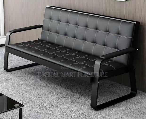 Office Sofa: Smooth Leather Sofa High Quality Materials - thumbnail 6