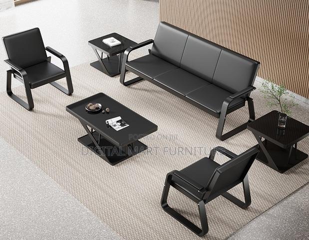 Office Sofa: Smooth Leather Sofa High Quality Materials - thumbnail 8