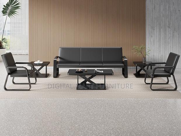 Office Sofa: Smooth Leather Sofa High Quality Materials - thumbnail 9