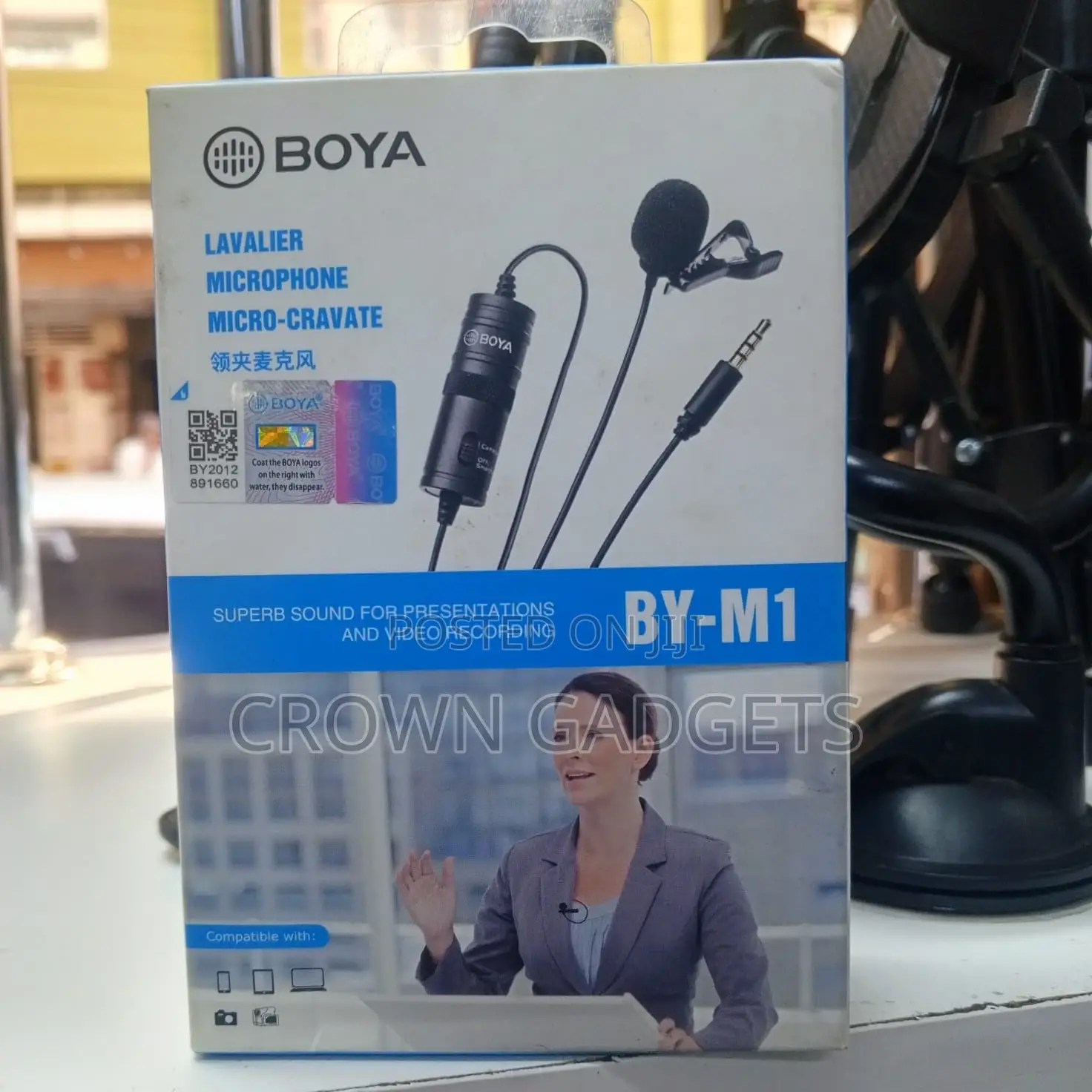 Boya by-M1 Lavalier Microphone – Clear Audio for Video Speech