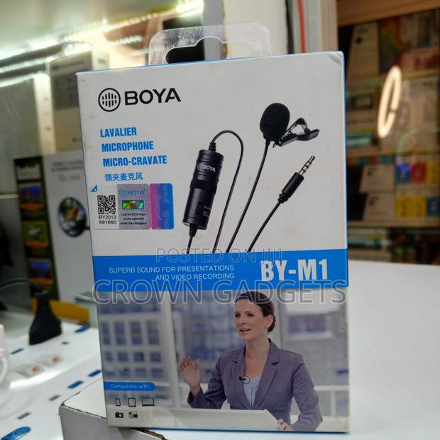 Boya by-M1 Omnidirectional Lavalier Microphone With 6m Cable - main view