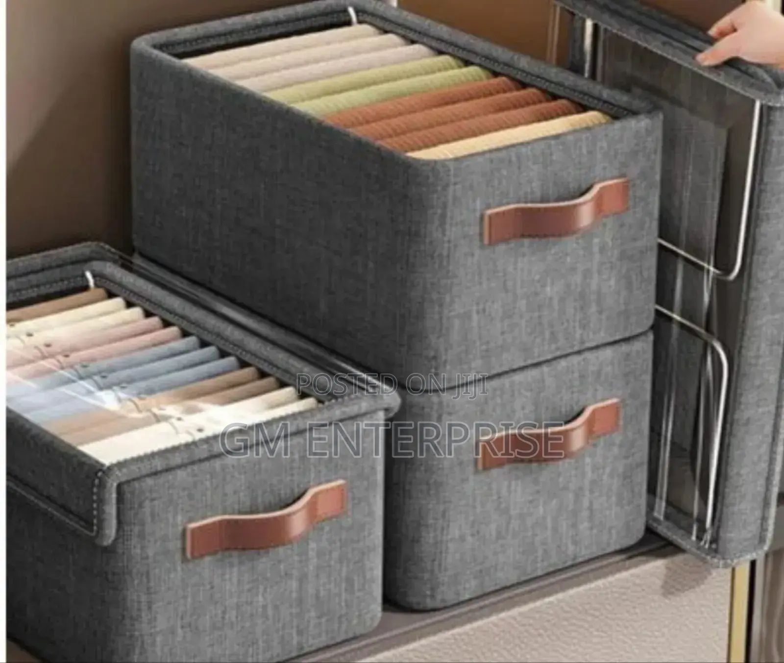 Foldable Multipurpose Hard Fabric Clothes/Closet Organizer*