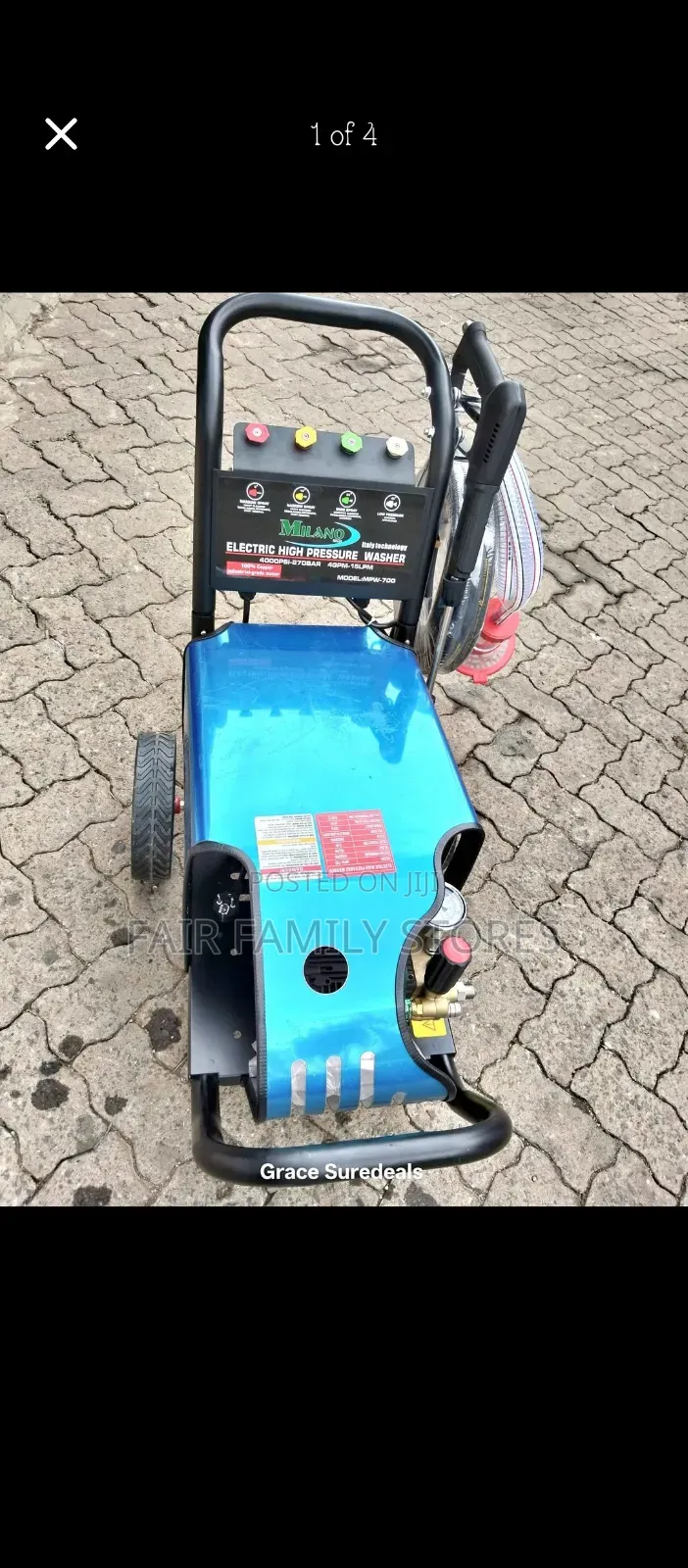 Milano Electric High Pressure Washer