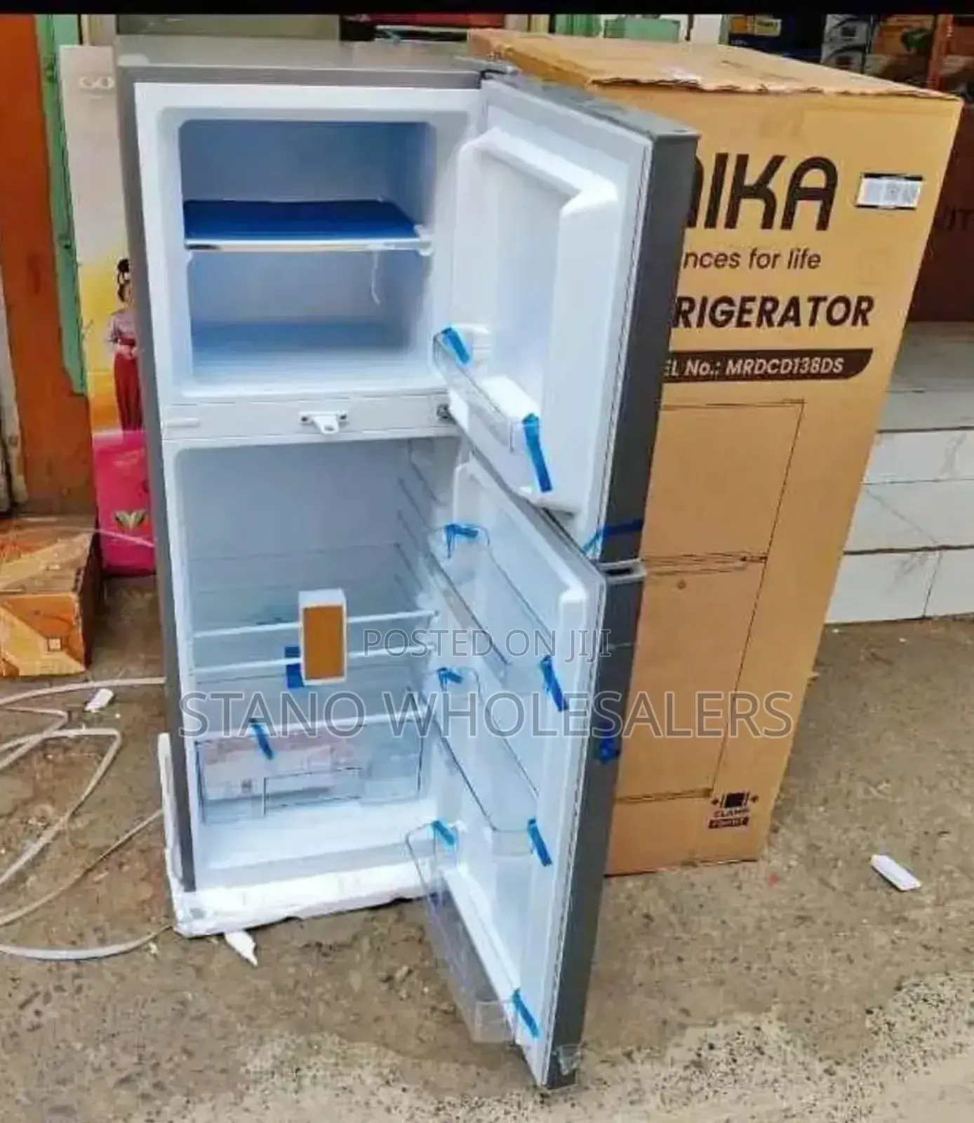 Master Brand New Mika 138ltrs Refrigerator Double Door Fridge